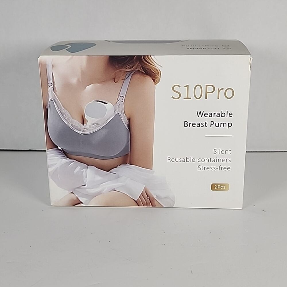 New Sealed Double Hands Free Electric S10 Pro, Wireless Breast Feeding Pump